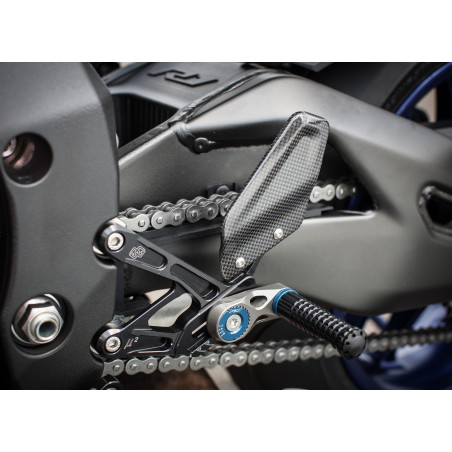 COMMANDES RECULEES G.TOOLING - YAMAHA YZF-R1 BLEUES