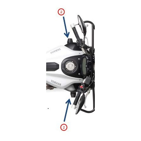 PROTECTION MOTO-ECOLE MOTEUR HAUTE YAMAHA MT07 
