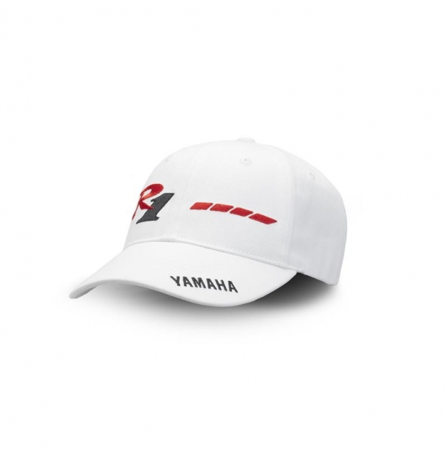 CASQUETTE YAMAHA BLANCHE/ROUGE 20TH R1 2018 EDITION LIMITEE planet-racing.fr