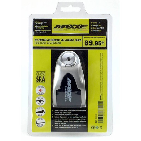 BLOQUE DISQUE ALARME SRA MAXXE X10 GRIS
