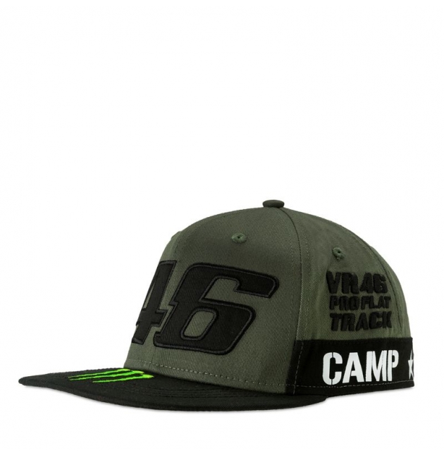 CASQUETTE MONSTER VR46 GREEN ARMY 2019 planet-racing.fr