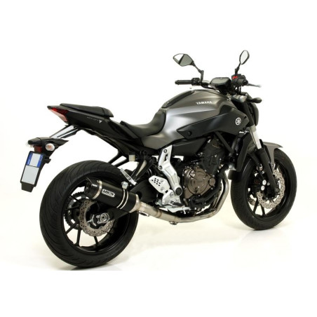 SILENCIEUX ARROW STREET THUNDER EMBOUT CARBONE YAMAHA MT07 / TRACER 700                                                   