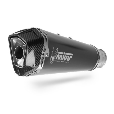 LIGNE MIVV DELTA FORCE YAMAHA MT-07 INOX NOIR                                                     