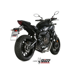 LIGNE MIVV DELTA FORCE YAMAHA MT-07 INOX NOIR                                                     