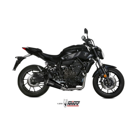 LIGNE MIVV DELTA FORCE YAMAHA MT-07 INOX NOIR                                                     