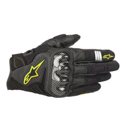 GANTS ALPINESTARS SMX-1 AIR V2 NOIR / JAUNE FLUO