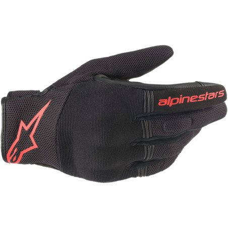 GANTS ALPINESTARS COPPER NOIR / ROUGE FLUO