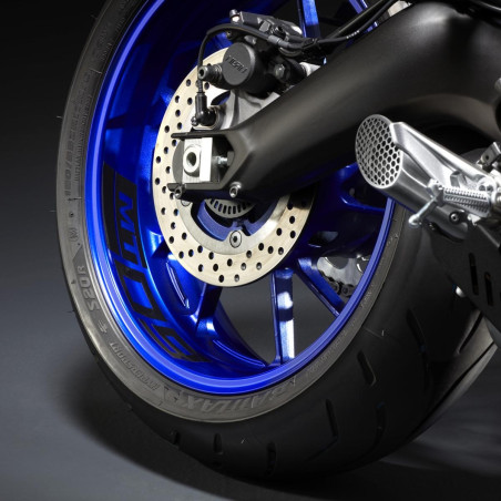 STICKERS RETROREFLECHISSANTS JANTE ARRIERE YAMAHA MT-09 NOIR