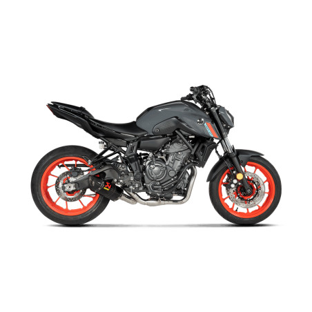 LIGNE AKRAPOVIC CARBONE - YAMAHA MT07 / TRACER 7 / XSR 700   