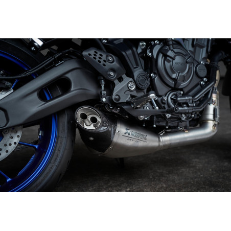 LIGNE AKRAPOVIC TITANE YAMAHA MT07 2021 -
