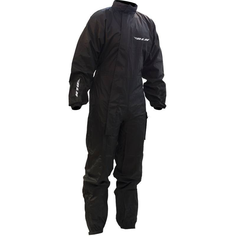 Veste De Pluie 100% étanche En Nylon - Capuche, Poches, Matière Légère Pour Moto, Vélo Ou Randonnée - Taille XL Bleu