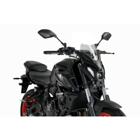 SAUTE-VENT PUIG NEW GENERATION SPORT MT07 2021 - FUMÉ CLAIR