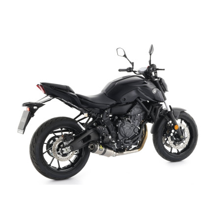 SILENCIEUX ARROW THUNDER YAMAHA MT07 2021 - EMBOUT CARBONE