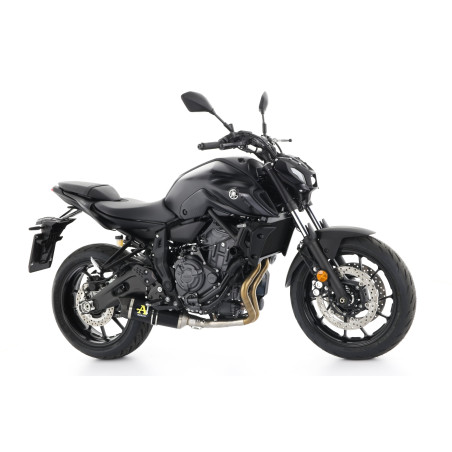 SILENCIEUX ARROW THUNDER YAMAHA MT07 2021 - EMBOUT CARBONE