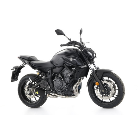 SILENCIEUX ARROW THUNDER YAMAHA MT07 2021 - EMBOUT CARBONE