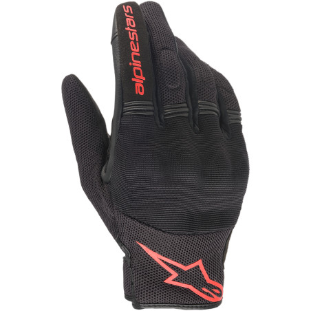 GANTS ALPINESTARS COPPER NOIR / ROUGE FLUO