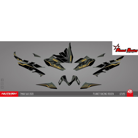 KIT DECO YAMAHA T-MAX 560 PLANET RACING