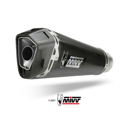 LIGNE MIVV DELTA RACE CARBONE YAMAHA MT-09 2021 -