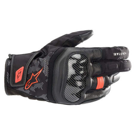 GANTS ALPINESTARS SMX Z DRYSTAR NOIR / ROUGE FLUO