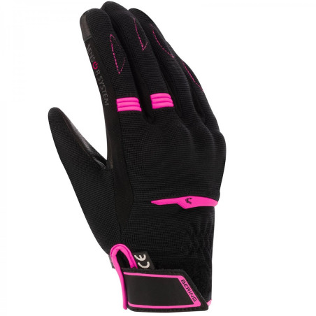 GANTS BERING LADY FLETCHER EVO FEMME NOIR / FUSHIA