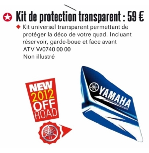 KIT DE PROTECTION TRANSPARENT QUAD