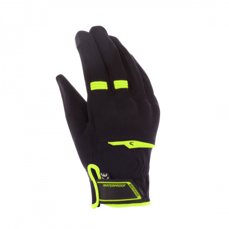GANTS MI-SAISON BERING BORNEO EVO HOMME NOIR / JAUNE FLUO
