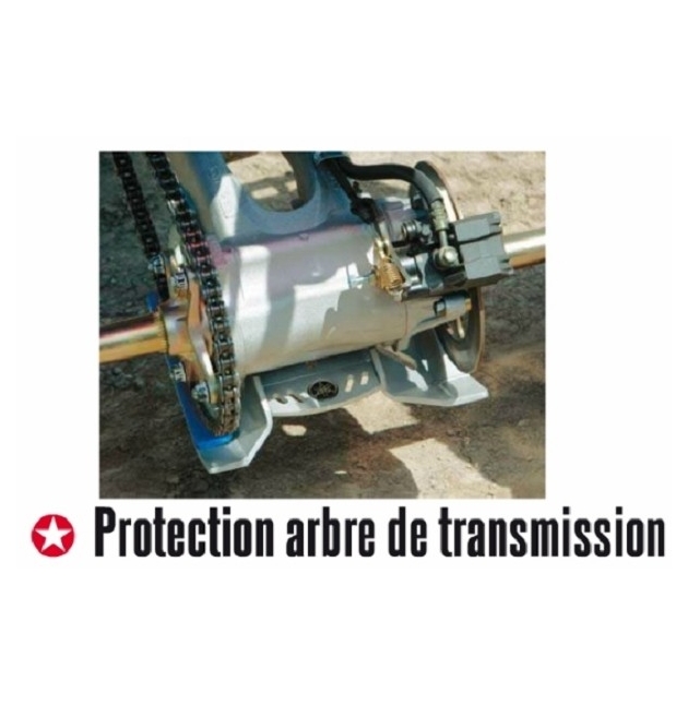 PROTECTION ARBRE DE TRANSMITION / BRAS A