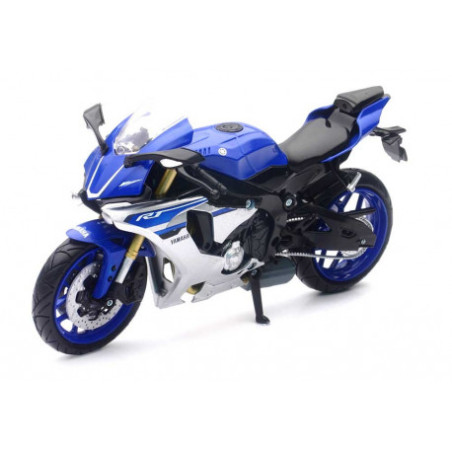MAQUETTE MOTO YAMAHA R1 BLEU 1/12