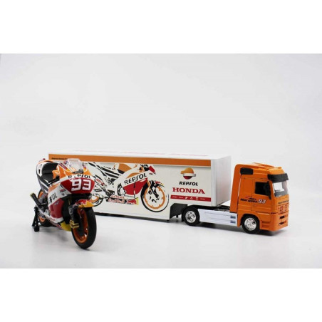 MAQUETTE CAMION REPSOL HONDA RACING TEAM 1/43