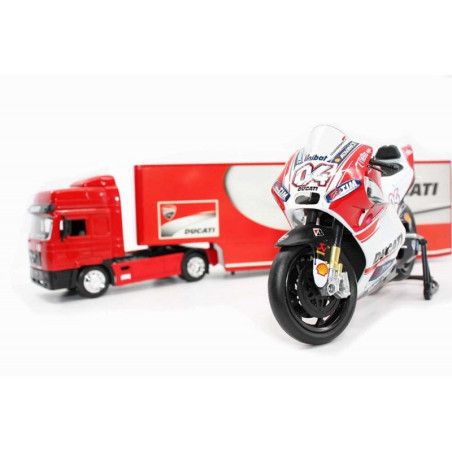 MAQUETTE CAMION DUCATI MOTOGP 1/43