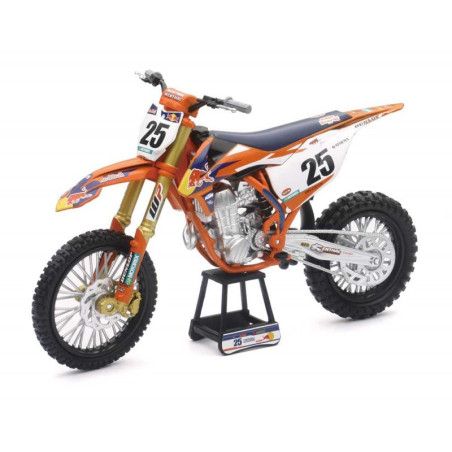 MAQUETTE MOTO KTM 450 SXF MUSQUIN 1/10