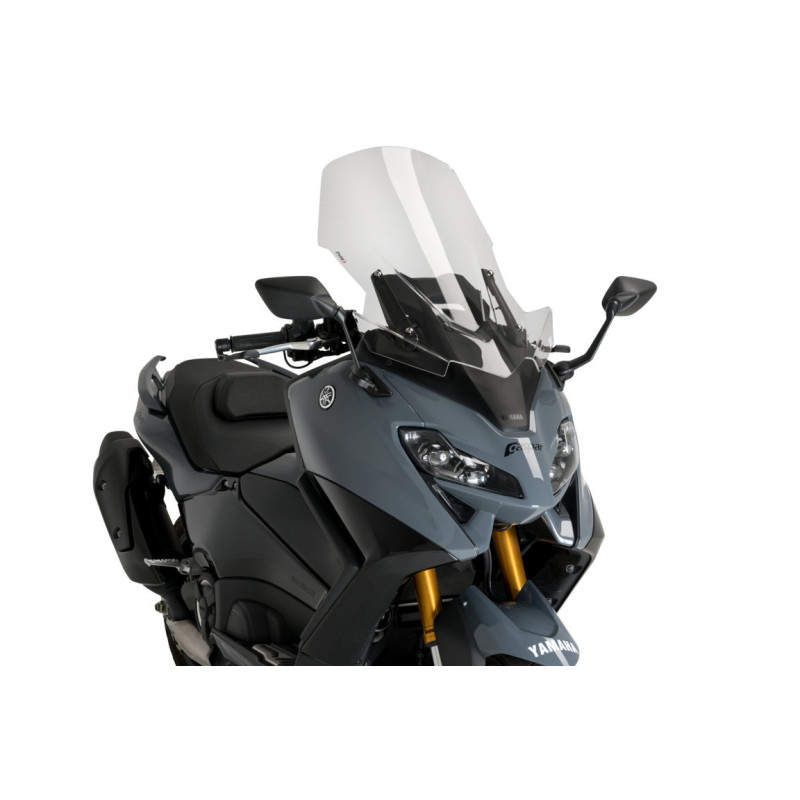 Housse De Protection Ceinture Moto Noire Et Argentée TMAX 560 - Protection Chaîne T-Max 560 2022 2023