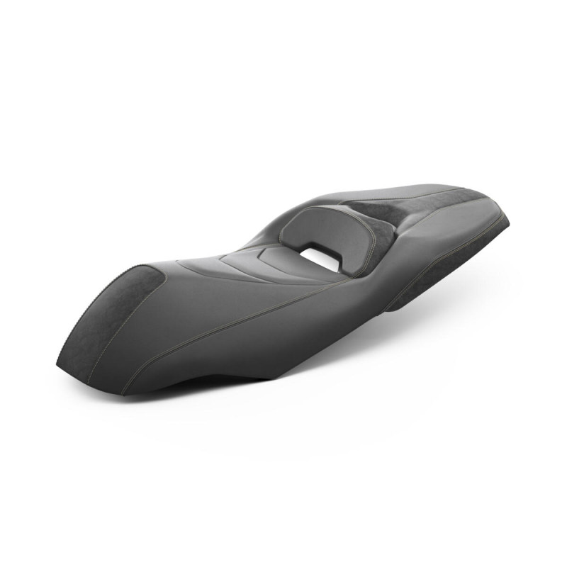 Housse De Selle Yamaha X-Max 125/250 2010-2013 - Cuir Écologique Noir Étanché Antibactérien - Sur-Mesure Confort