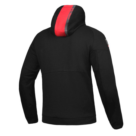 BLOUSON MOTO CAPCUHE IXON TOUCHDOWN NOIR / ROUGE