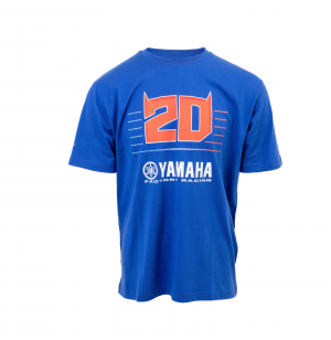 T-SHIRT YAMAHA FACTORY RACING FABIO QUARTARARO #20 BLEU HOMME 2023
