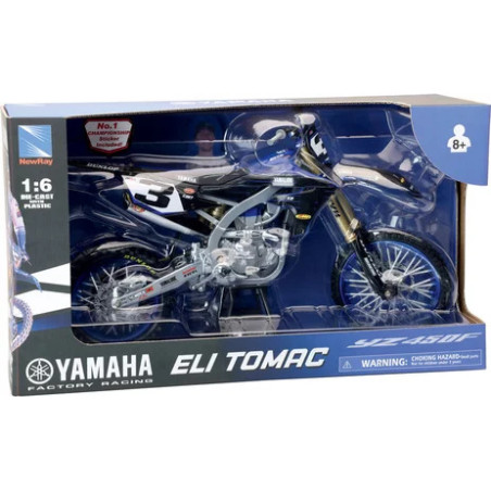 MAQUETTE YAMAHA YZ450F STAR RACING ELI TOMAC #3 1/6