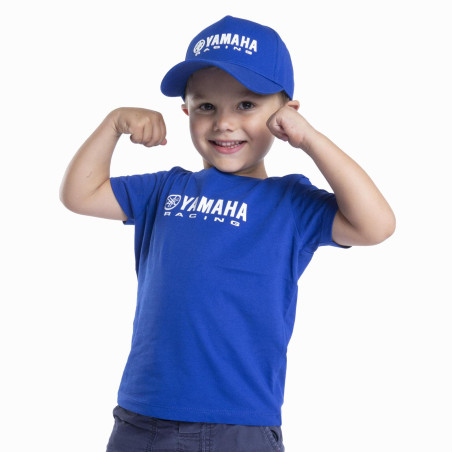 T-SHIRT YAMAHA PADDOCK BLEU ESSENTIALS 2024 / 2025 ENFANT BRUGES