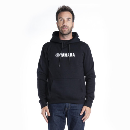 SWEAT CAPUCHE YAMAHA PADDOCK BLEU 2024 / 2025 UNISEXE AKITA NOIR