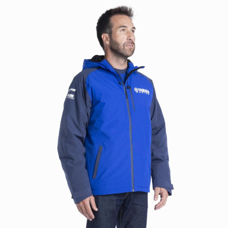 BLOUSON YAMAHA PADDOCK BLEU TEAMWEAR 2024 / 2025 HOMME ABAZA
