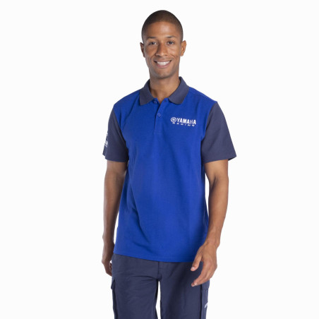 POLO YAMAHA PADDOCK BLEU TEAMWEAR 2024 / 2025 HOMME IVDEL