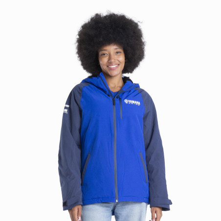 BLOUSON YAMAHA PADDOCK BLEU TEAMWEAR 2024 / 2025 FEMME OKAZA