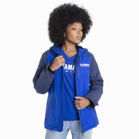 BLOUSON YAMAHA PADDOCK BLEU TEAMWEAR 2024 / 2025 FEMME OKAZA