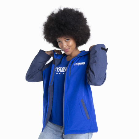 BLOUSON YAMAHA PADDOCK BLEU TEAMWEAR 2024 / 2025 FEMME OKAZA