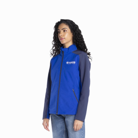 VESTE SOFTSHELL YAMAHA PADDOCK BLEU TEAMWEAR 2024 / 2025 FEMME SETO