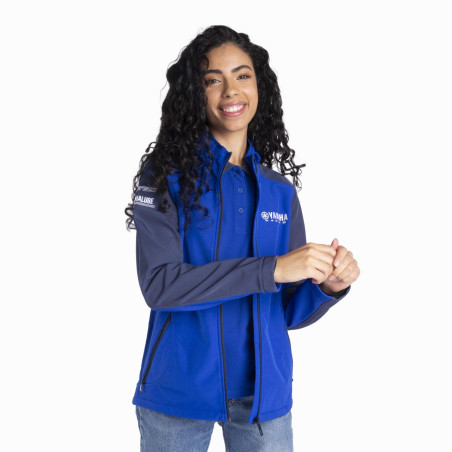 VESTE SOFTSHELL YAMAHA PADDOCK BLEU TEAMWEAR 2024 / 2025 FEMME SETO
