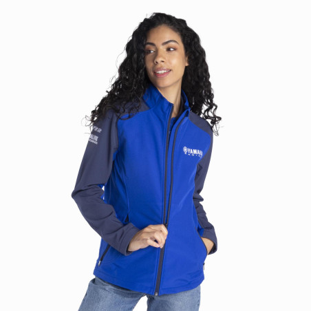 VESTE SOFTSHELL YAMAHA PADDOCK BLEU TEAMWEAR 2024 / 2025 FEMME SETO