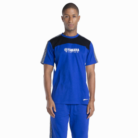 T-SHIRT YAMAHA PADDOCK BLEU STREETWEAR 2024 / 2025 HOMME KAN