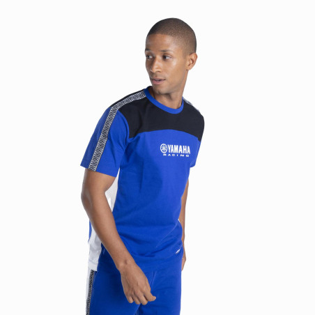 T-SHIRT YAMAHA PADDOCK BLEU STREETWEAR 2024 / 2025 HOMME KAN