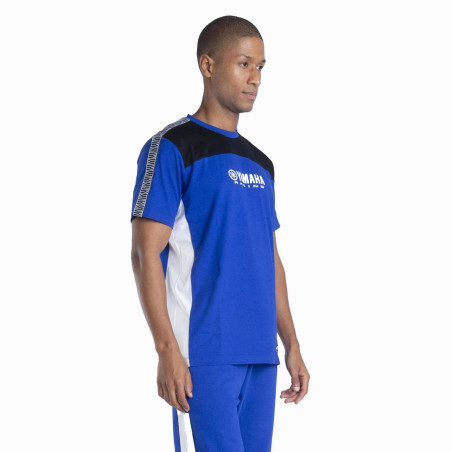 T-SHIRT YAMAHA PADDOCK BLEU STREETWEAR 2024 / 2025 HOMME KAN