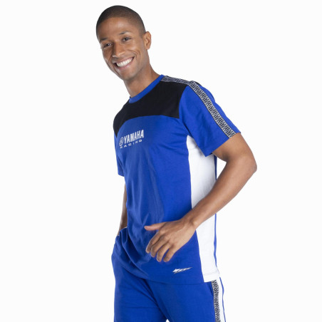 T-SHIRT YAMAHA PADDOCK BLEU STREETWEAR 2024 / 2025 HOMME KAN
